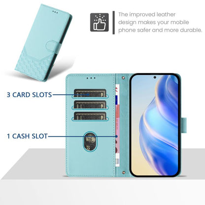 Honeycomb Embossing RFID Leather Phone Case, For iPhone 18 Pro / 17 Pro, For iPhone 18 Pro Max / 17 Pro Max, For iPhone 17e / 16e, For iPhone 17