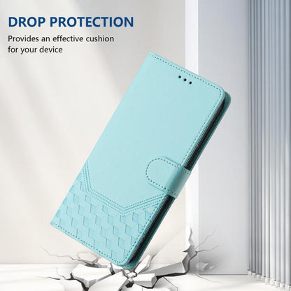 Honeycomb Embossing RFID Leather Phone Case, For iPhone 18 Pro / 17 Pro, For iPhone 18 Pro Max / 17 Pro Max, For iPhone 17e / 16e, For iPhone 17