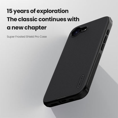 NILLKIN Frosted Shield Pro PC + TPU Phone Case, For iPhone 17e / 16e, For iPhone 17, For iPhone 16
