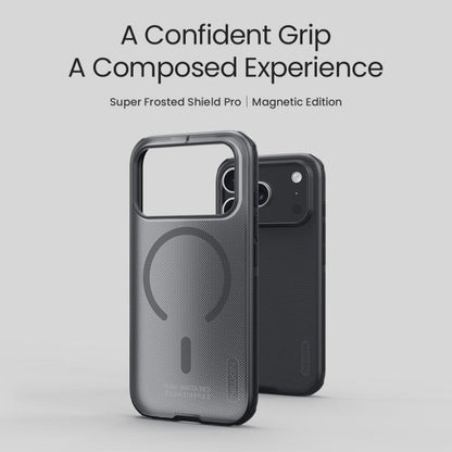 NILLKIN Frosted Shield Pro Magnetic Magsafe Phone Case, For iPhone 18 Pro, For iPhone 18 Pro Max, For iPhone 17 Pro Max, For iPhone 17 Pro, For iPhone 17