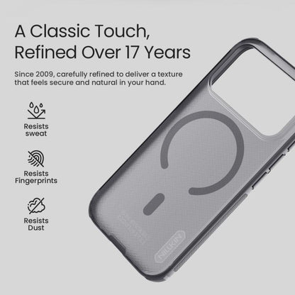 NILLKIN Frosted Shield Pro Magnetic Magsafe Phone Case, For iPhone 18 Pro, For iPhone 18 Pro Max, For iPhone 17 Pro Max, For iPhone 17 Pro, For iPhone 17