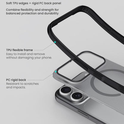 NILLKIN Frosted Shield Pro Magnetic Magsafe Phone Case, For iPhone 18 Pro, For iPhone 18 Pro Max, For iPhone 17 Pro Max, For iPhone 17 Pro, For iPhone 17