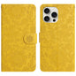 Floral Embossed Pattern Leather Phone Case, For iPhone 16e, For iPhone 16 Pro Max, For iPhone 16 Pro, For iPhone 16 Plus