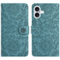 Floral Embossed Pattern Leather Phone Case, For iPhone 16, For iPhone 15 Pro Max, For iPhone 15 Pro, For iPhone 15 Plus
