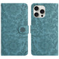 Floral Embossed Pattern Leather Phone Case, For iPhone 16, For iPhone 15 Pro Max, For iPhone 15 Pro, For iPhone 15 Plus