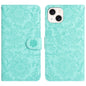Floral Embossed Pattern Leather Phone Case, For iPhone 16, For iPhone 15 Pro Max, For iPhone 15 Pro, For iPhone 15 Plus
