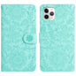 Floral Embossed Pattern Leather Phone Case, For iPhone 12 mini, For iPhone 11 Pro Max, For iPhone 11, For iPhone 11 Pro