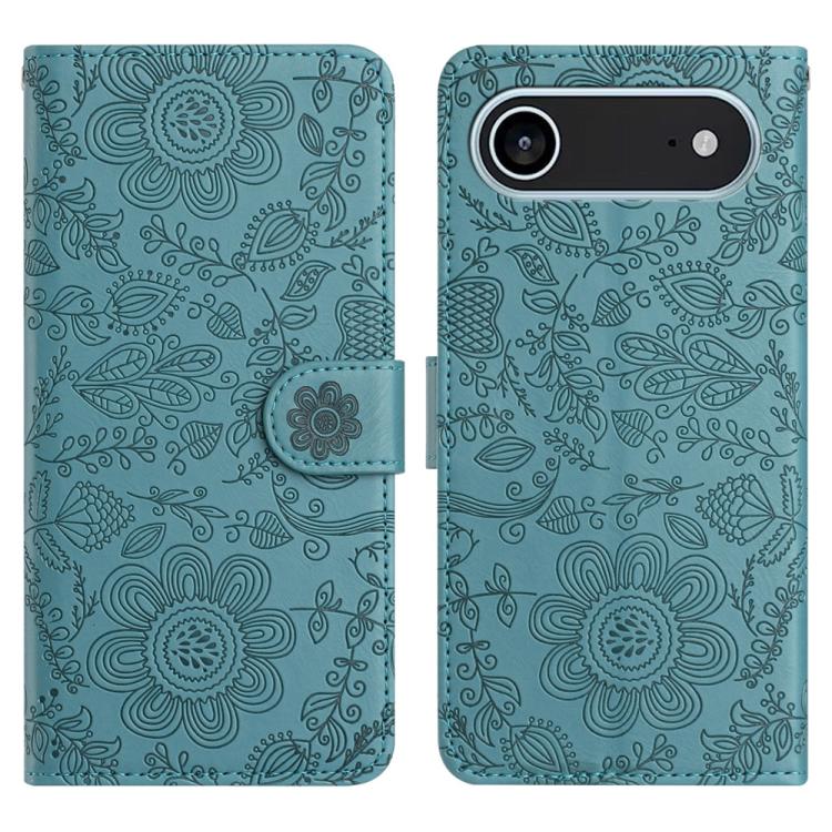 Floral Embossed Pattern Leather Phone Case, For iPhone 17 Pro Max, For iPhone 17 Pro, For iPhone 17, For iPhone Air