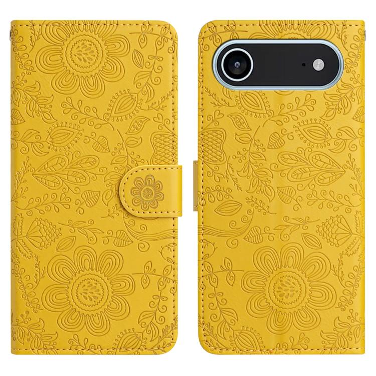 Floral Embossed Pattern Leather Phone Case, For iPhone 17 Pro Max, For iPhone 17 Pro, For iPhone 17, For iPhone Air