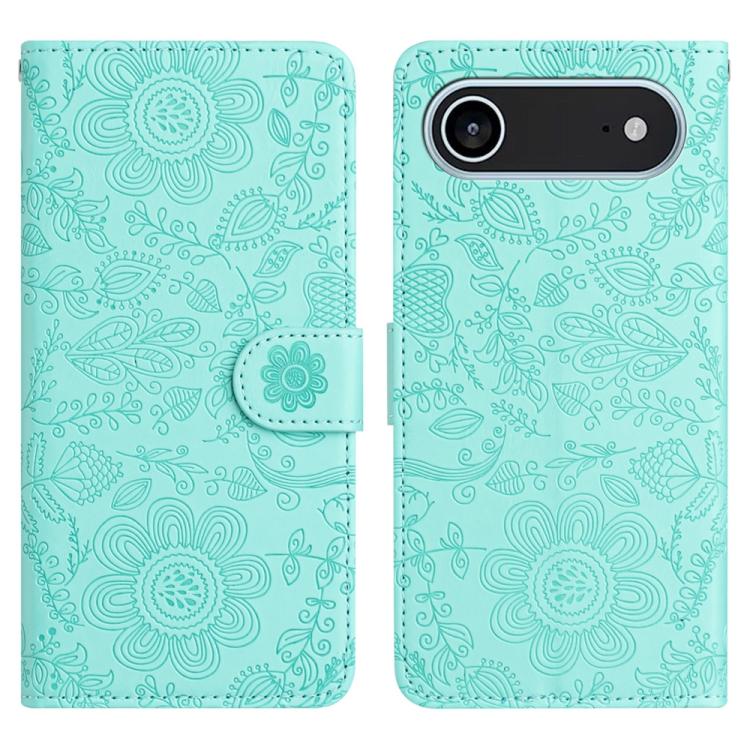 Floral Embossed Pattern Leather Phone Case, For iPhone 17 Pro Max, For iPhone 17 Pro, For iPhone 17, For iPhone Air