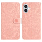 Floral Embossed Pattern Leather Phone Case, For iPhone 18 Pro / 17 Pro, For iPhone 18 Pro Max / 17 Pro Max, For iPhone 17e / 16e, For iPhone 17