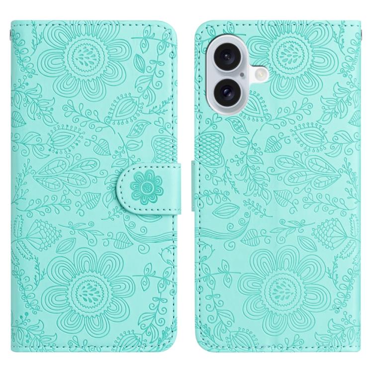 Floral Embossed Pattern Leather Phone Case, For iPhone 17 Pro Max, For iPhone 17 Pro, For iPhone 17, For iPhone Air