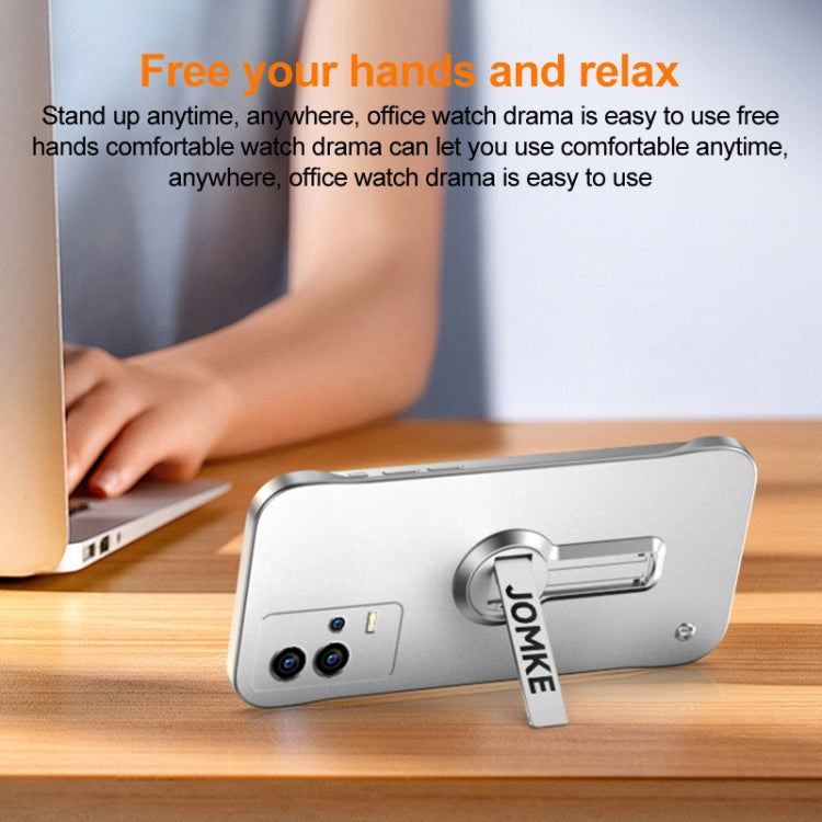 Baking Varnish 360 Rotate Holder No Frame PC Phone Case, For vivo iQOO 8 Pro, For vivo iQOO 8, For vivo iQOO 7