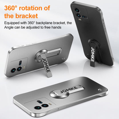 Baking Varnish 360 Rotate Holder No Frame PC Phone Case, For vivo iQOO 10, For vivo X80, For vivo iQOO 9 Pro, For vivo iQOO 9