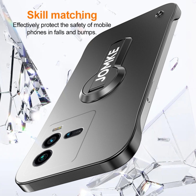 Baking Varnish 360 Rotate Holder No Frame PC Phone Case, For vivo iQOO 10, For vivo X80, For vivo iQOO 9 Pro, For vivo iQOO 9