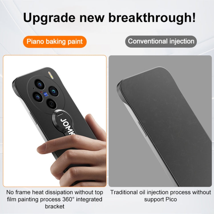 Baking Varnish 360 Rotate Holder No Frame PC Phone Case, For vivo X100 Pro, For vivo iQOO 12 Pro, For vivo iQOO 12, For vivo Y200