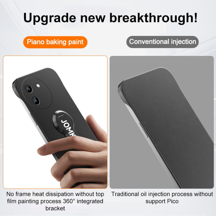 Baking Varnish 360 Rotate Holder No Frame PC Phone Case, For vivo Y200i, For vivo iQOO Z9, For vivo iQOO Z9 Turbo, For vivo iQOO Neo9