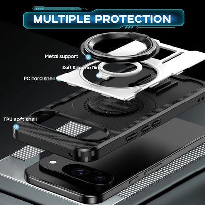 Ring Holder Carbon Fiber PC Hybrid TPU Phone Case