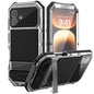 R-JUST Life Waterproof Dustproof Shockproof Holder Phone Case, For iPhone 18 Pro, For iPhone 18 Pro Max, For iPhone 17e / 16e, For iPhone 17 Pro Max, For iPhone 17 Pro, For iPhone 17, For iPhone 16 Pro Max, For iPhone 16 Plus
