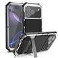 R-JUST Life Waterproof Dustproof Shockproof Holder Phone Case, For iPhone 18 Pro, For iPhone 18 Pro Max, For iPhone 17e / 16e, For iPhone 17 Pro Max, For iPhone 17 Pro, For iPhone 17, For iPhone 16 Pro Max, For iPhone 16 Plus