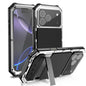 R-JUST Life Waterproof Dustproof Shockproof Holder Phone Case, For iPhone 18 Pro, For iPhone 18 Pro Max, For iPhone 17e / 16e, For iPhone 17 Pro Max, For iPhone 17 Pro, For iPhone 17, For iPhone 16 Pro Max, For iPhone 16 Plus