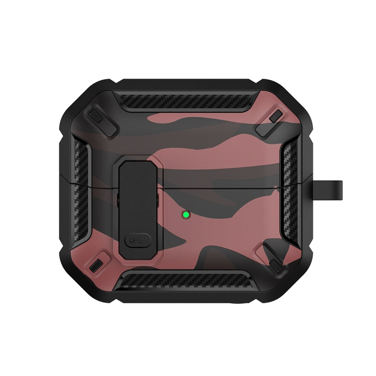 Camouflage Earphone Protective Case with Switch & Hook