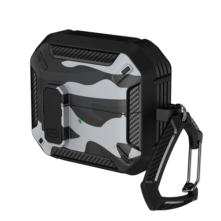 Camouflage Earphone Protective Case with Switch & Hook