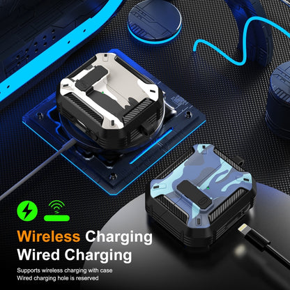 Camouflage Earphone Protective Case with Switch & Hook, For Samsung Galaxy Buds3 / 3 Pro