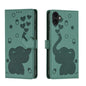 Cartoon Elephant Embossed Leather Phone Case, For iPhone 18 Pro / 17 Pro, For iPhone 18 Pro Max / 17 Pro Max, For iPhone 17, For iPhone 17 Air