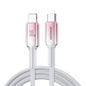 JOYROOM S-A42 Crystal Clear Series Fast Charging Data Cable, Length: 1.2m, Type-C to Type-C Cable, Type-C to 8 Pin Cable, USB to Type-C Cable, USB to 8 Pin Cable