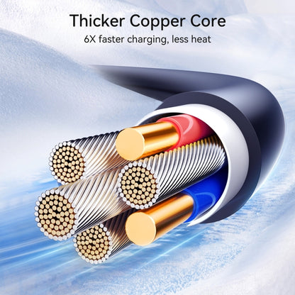 JOYROOM S-A43 60W USB-C / Type-C to USB-C / Type-C Coiled Fast Charging Data Cable, Type-C to Type-C