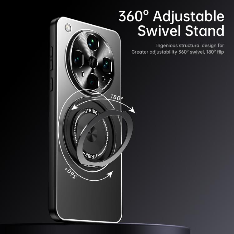 Rotating Holder Frosted Metal Phone Case, For OPPO Find X8s, For OPPO Find X8 Ultra, For OPPO Find X8, For OPPO Find X7, For OPPO Find X7 Ultra, For OPPO Find X8 Pro