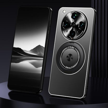 Rotating Holder Frosted Metal Phone Case, For OPPO Find X8s, For OPPO Find X8 Ultra, For OPPO Find X8, For OPPO Find X7, For OPPO Find X7 Ultra, For OPPO Find X8 Pro