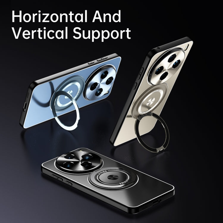 Rotating Holder Frosted Metal Phone Case, For vivo X100