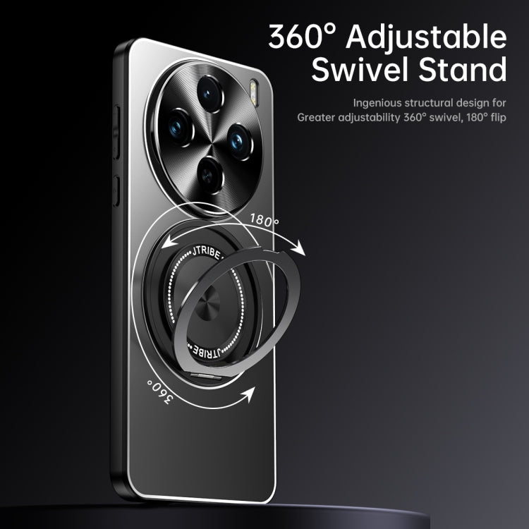 Rotating Holder Frosted Metal Phone Case, For vivo X100