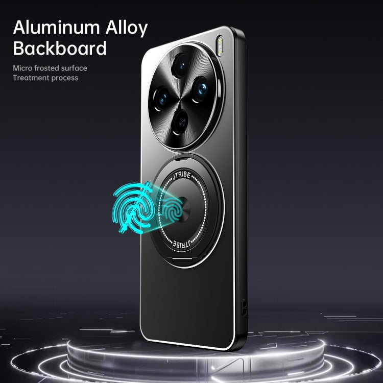 Rotating Holder Frosted Metal Phone Case, For vivo X100