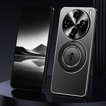 Rotating Holder Frosted Metal Phone Case, For vivo X200, For vivo X200 Pro, For vivo S19 Pro, For vivo S19, For vivo X100s Pro, For vivo X100s, For vivo X100 Ultra, For vivo X100 Pro