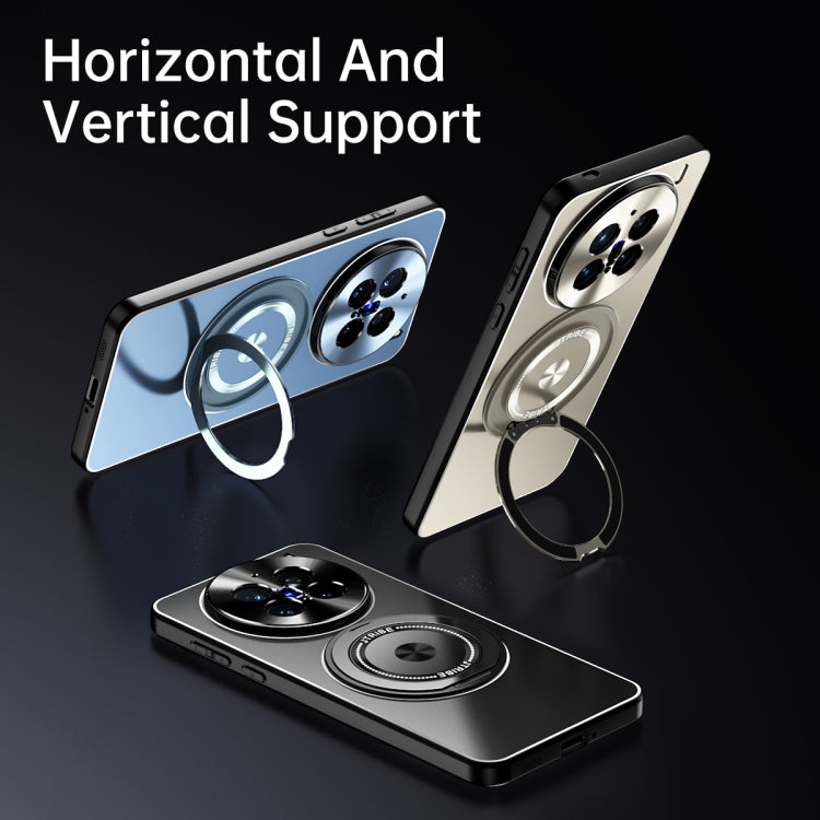 Rotating Holder Frosted Metal Phone Case, For vivo X200, For vivo X200 Pro, For vivo S19 Pro, For vivo S19, For vivo X100s Pro, For vivo X100s, For vivo X100 Ultra, For vivo X100 Pro