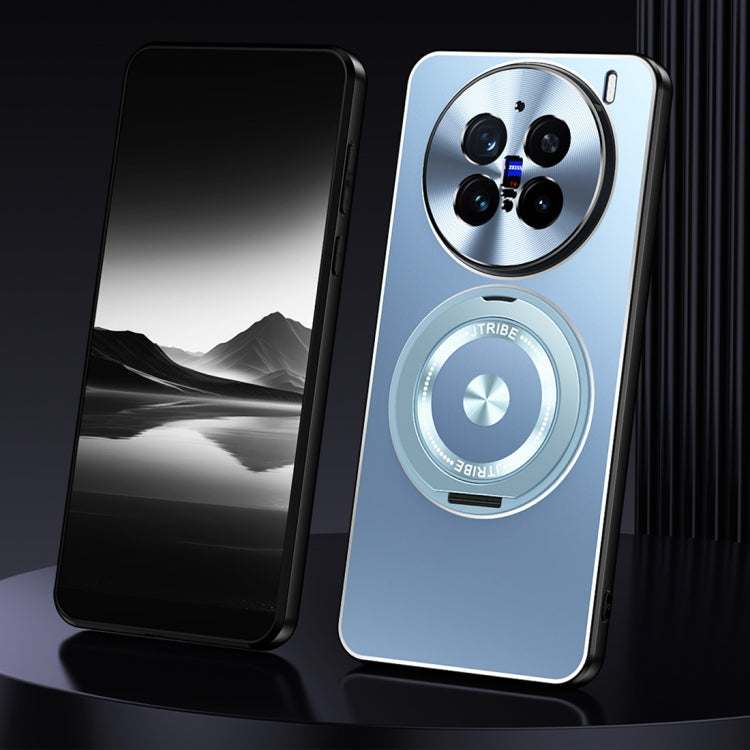 Rotating Holder Frosted Metal Phone Case, For vivo X200, For vivo X200 Pro, For vivo S19 Pro, For vivo S19, For vivo X100s Pro, For vivo X100s, For vivo X100 Ultra, For vivo X100 Pro
