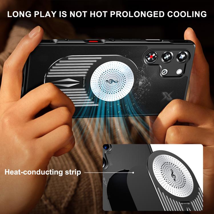 Heat Dissipation Aromatherapy MagSafe Holder Phone Case, For ZTE nubia RedMagic 10 Pro+, For ZTE nubia RedMagic 9 Pro / 9S Pro