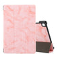 Marble Texture Pattern Horizontal Flip Leather Case, with Three-folding Holder & Sleep / Wake-up