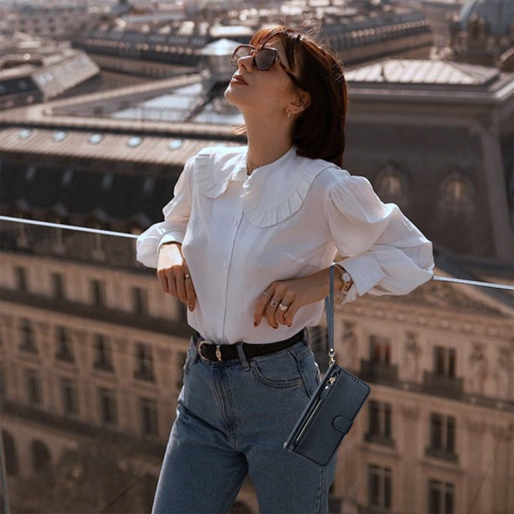 Multi-Card Slots Zipper Wallet Leather Phone Case, For iPhone 11 Pro Max, For iPhone 11, For iPhone 11 Pro, For iPhone X / XS