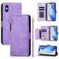 Multi-Card Slots Zipper Wallet Leather Phone Case, For iPhone 11 Pro Max, For iPhone 11, For iPhone 11 Pro, For iPhone X / XS