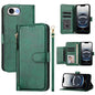 Multi-Card Slots Zipper Wallet Leather Phone Case, For iPhone 18 Pro / 17 Pro, For iPhone 18 Pro Max / 17 Pro Max, For iPhone 17e / 16e, For iPhone 17