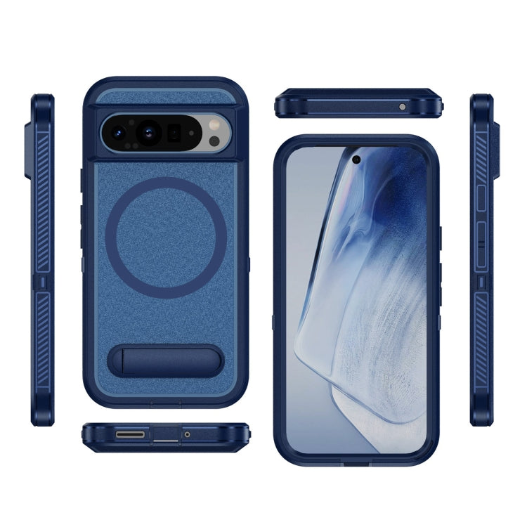 Guard MagSafe Holder Matte PC Hybrid TPU Phone Case, For Google Pixel 9 Pro, For Google Pixel 8a, For Google Pixel 8 Pro