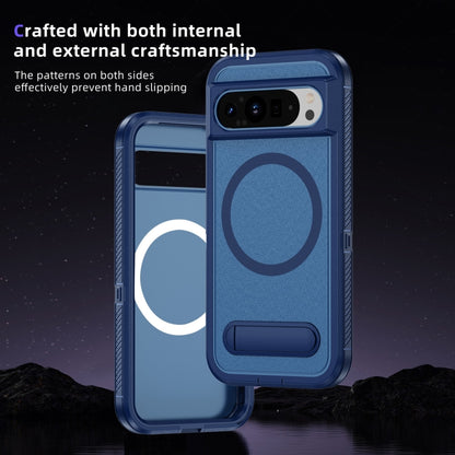 Guard MagSafe Holder Matte PC Hybrid TPU Phone Case, For Google Pixel 9 Pro, For Google Pixel 8a, For Google Pixel 8 Pro