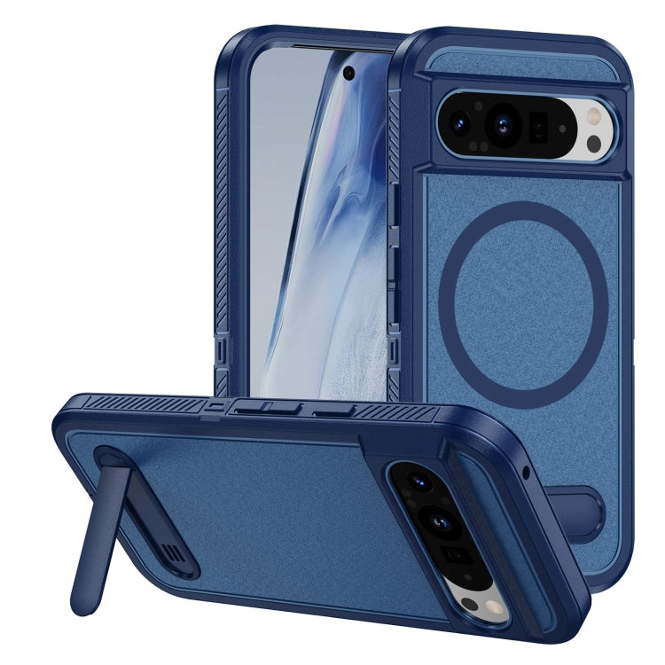 Guard MagSafe Holder Matte PC Hybrid TPU Phone Case, For Google Pixel 9 Pro, For Google Pixel 8a, For Google Pixel 8 Pro