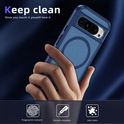 Guard MagSafe Holder Matte PC Hybrid TPU Phone Case, For Google Pixel 9 Pro, For Google Pixel 8a, For Google Pixel 8 Pro