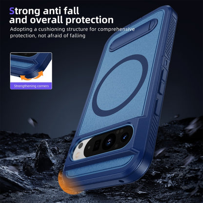 Guard MagSafe Holder Matte PC Hybrid TPU Phone Case, For Google Pixel 9 Pro, For Google Pixel 8a, For Google Pixel 8 Pro
