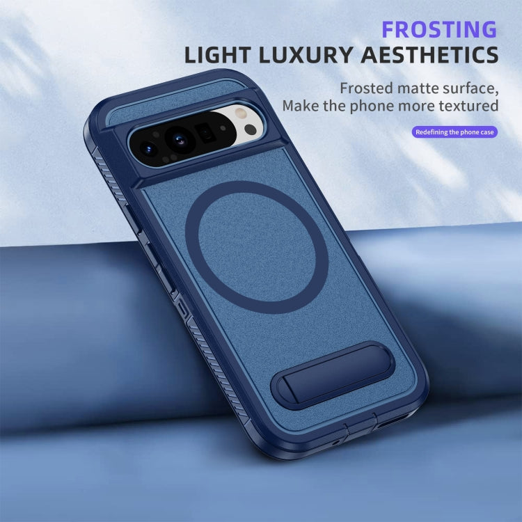 Guard MagSafe Holder Matte PC Hybrid TPU Phone Case, For Google Pixel 9 Pro, For Google Pixel 8a, For Google Pixel 8 Pro